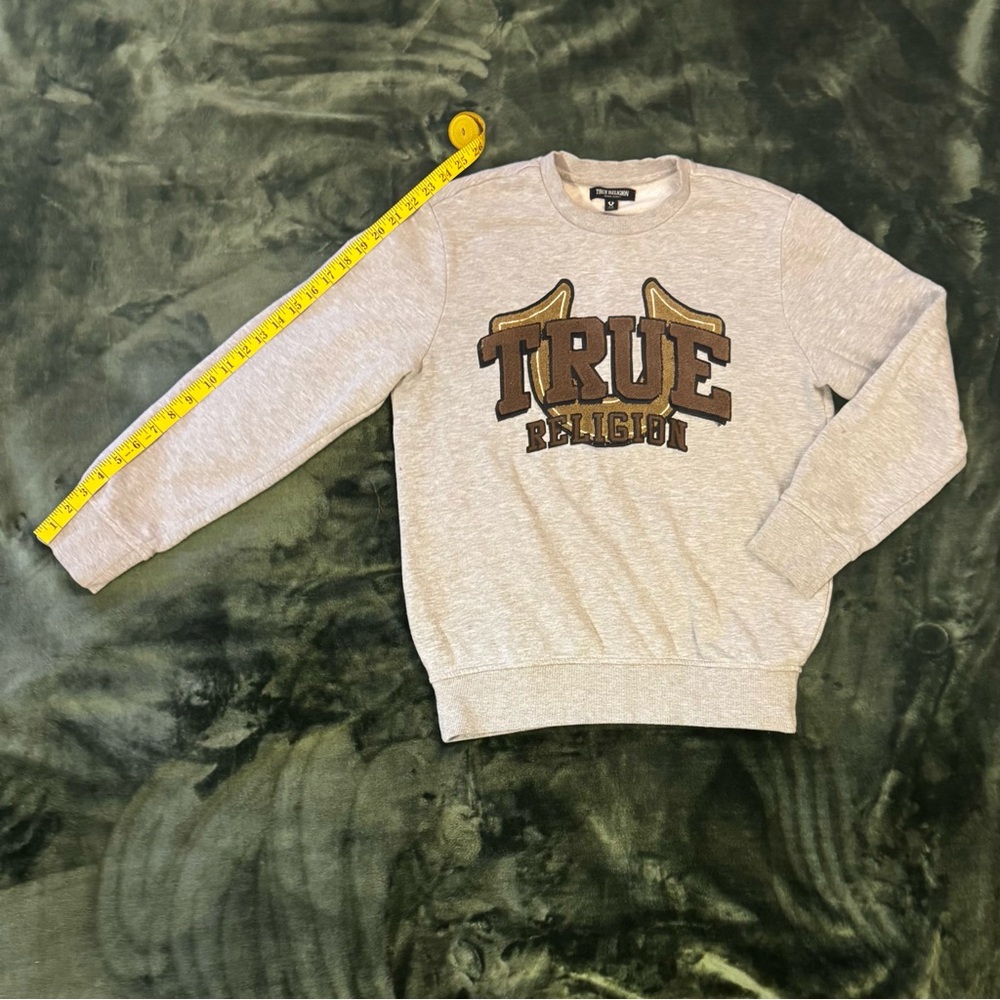 True Religion Light Gray Sweatshirt